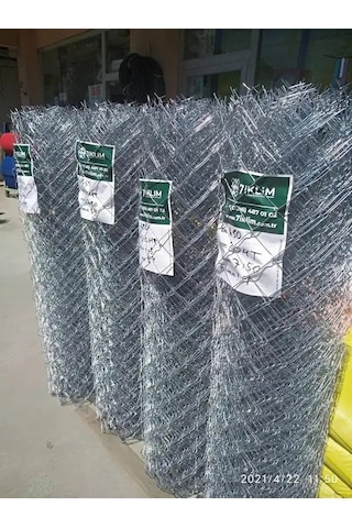 1,5x20 Metre Galvaniz Tel Örgülü Bahçe Çiti Bahçe Teli