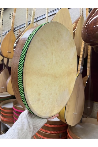 Hayvan Derisi Bendir 41 - 42 Cm Çaplı - Kılıf Dahil