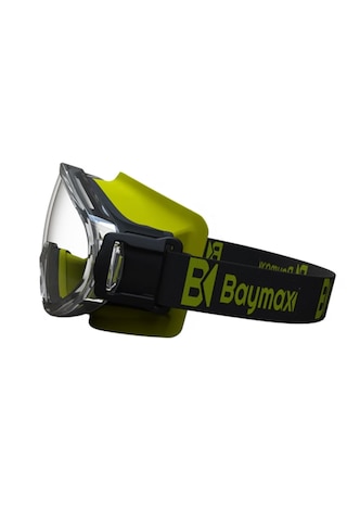 Baymax Bx-2550 Armor Antifog Şeffaf Buğu Yapmayan Toz Çapak Koruyucu Uv Korumalı Laboratuvar İşçi İş Güvenlik Gözlüğü