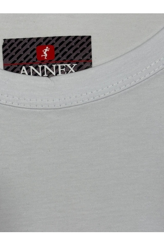 Yuvarlak Yaka Erkek Battal Düz Renk Pamuklu Basic Tshirt Beyaz
