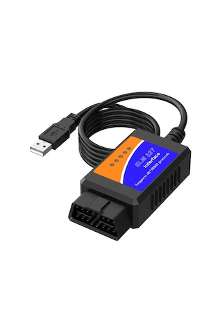 Elm327 Obd2 Kablolu Usb Girişli Araç Oto Arıza Tespit Cihazı V1.5 N11.81