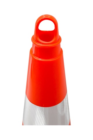 50 Adet Pvc Trafik Konisi 75 Cm Çift Reflektifli Trafik Dubası-3734