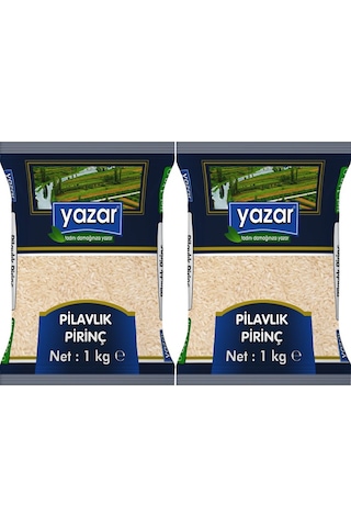 Yazar Pilavlık Pirinç 2 x 1 KG