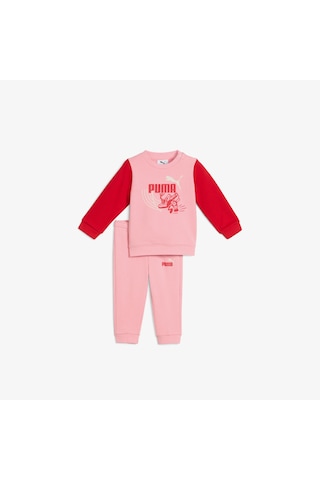 Puma Minicats Little Runners Çocuk Pembe Eşofman Takımı 689735 Pembe