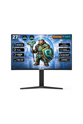 Bronzturq 27" 200hz 1 Ms Dp + Hdmı Fhd Kavisli Monitör Btq270fhd-aa
