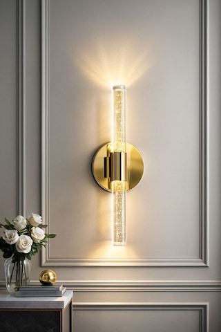Bhbackhome Bubbleflux Şık Tasarım Modern Ledli Aplik 40 Cm Elektrikli Gold