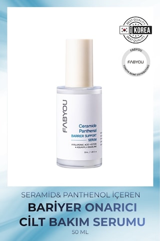 Seramid Ve Panthenol İçeren Bariyer Yüz Serumu