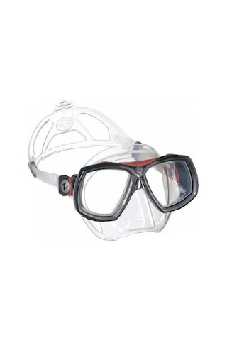Rotadalış Aqua Lung Look 2 Şeffaf Silikon - Kırmızı Dalış Maskesi