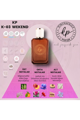 KP K-03 Kadın Parfüm EDP 50 ML50 ML