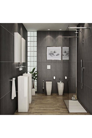 40 X 60 Alüminyum Beyaz Banyo Wc Havalandırma Panjuru