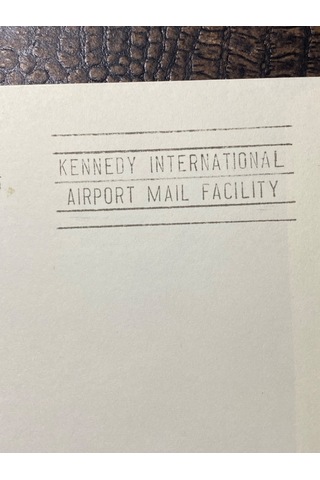 1972 İsvicre Hava Yollarının Swiss Air Kuzey Atlantic Uçuşlarının 25. Yıl Dönümü Geneve - New York Kennedy İnt. Airport Ve Özel İlk Gün Damgalı Zarf Fdc Teşhir Ürün