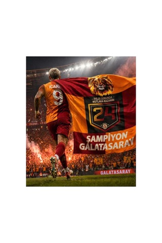 Galatasaray Şampiyonluk Bayrağı 155 200 Diğer