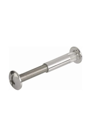 Hafele Destek Vidası Çelik M4 Nikel Kaplama 5 x 27 MM 10 Adet