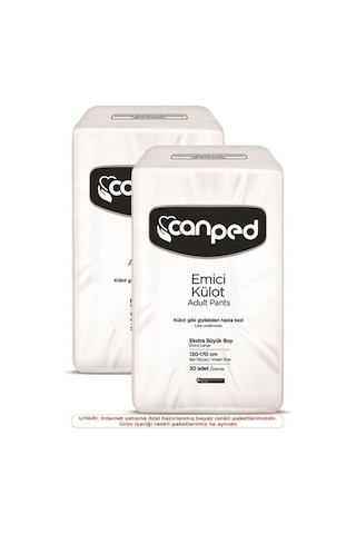 Canped Emici Külot Extra Büyük Boy Large 60 Adett PKT.CANPED.067 XL