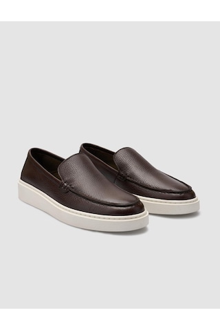 Cabani Seramo %100 Hakiki Deri Kahverengi Erkek Loafer