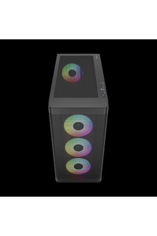 Gamdıas Athena M3, 850w, 80+ Bronze, Tempered Glass, Type-c, Mesh Ön Panel, Argb, Atx, Gamıng Kasa