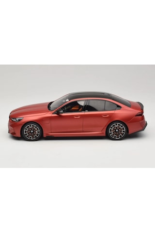 1:18 Ölçek Gt Spirit 2025 Bmw M5 G90 Peable Beach Orange Resin Kapalı Minyatür Model Araba 25cm