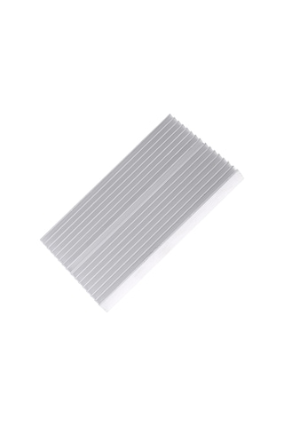 Fosenze Alüminyum Isı Sink 100x60x10mm - Yüksek Soğutma Kapasitesi, Dayanıklı Malzeme İle Elektronik Cihazlar İçin Uygun