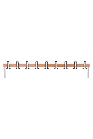 Ayakkabılıklı 6 Ayaklı Tek Taraflı Bank, Kanca Şeritli Bank, 9 Kanca, 200x43x170 Cm, Spor Bankı
