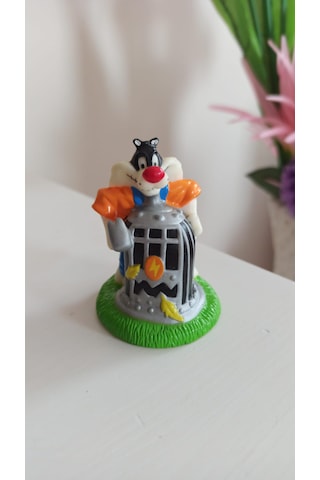 Vintage Sylvester Orijinal Yumuşak Figür & 7 Cm