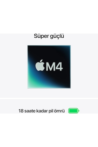 Apple MacBook Air MW1L3TU/A M4 16 GB 256 GB 15" MacOS Dizüstü Bilgisayar