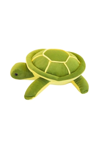 Sevimli Kaplumbağa Peluş Oyuncak 60 Cm Kaliteli Peluş Kumaş Dev Kaplumbağ Yeşil
