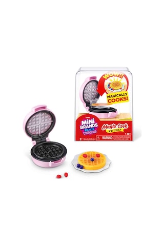 Mini Brands Magic Cook Kitchen Waffle Makinesi Mini Mutfak Seti Çalışan Minyatür Oyuncak 3+
