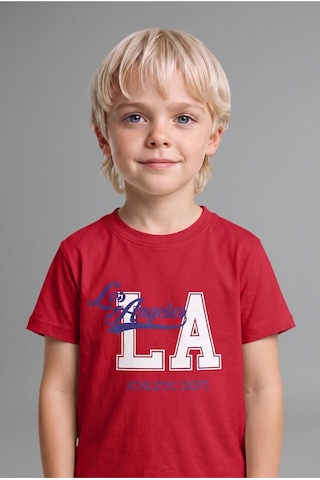 Defacto %100 Pamuk Baskılı Tişört Üst Lastikli Paça Alt 2li Takım Erkek Bebek H5612a526aurd79 Kırmızı-rd79
