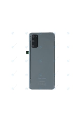 Byr Samsung Galaxy S20 Uyumlu Arka Pil Kapağı Sm-g980f Sm-g981b Lens Hariç - Füme Koyu Gri