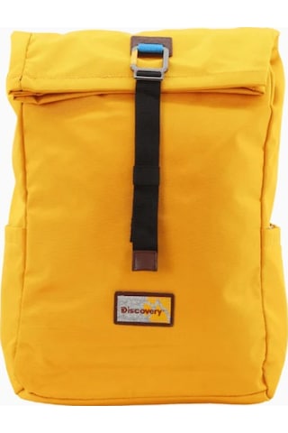 Discovery Icon Roll Top Sürdürülebilir Unisex Sırt Çantası Sarı 1