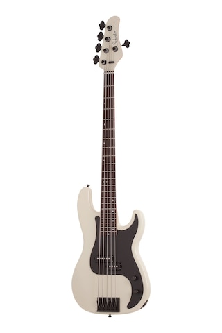 Schecter P-5 5 Telli Bas Gitar Ivory