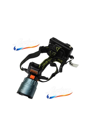 Everton Rt-166 3000lm 30w Hareket Sensörlü Powerbank Özellikli Kafa Feneri Siyah