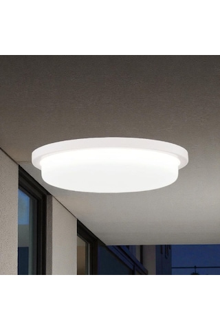 36 Watt Beyaz Işık Ledli İç Ve Dış Mekan 3200 Lümen Plastik Tavan Ve Duvar Armatürü, Led Tavan Aplik Beyaz