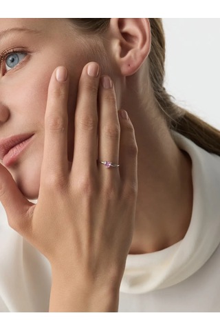 Lepta 925 Ayar Gümüş Pırlantalı Yüzük 460401732 Gri