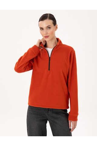Pierre Cardin Kadın Kiremit Sweatshirt 50300846-vr031 Kiremit