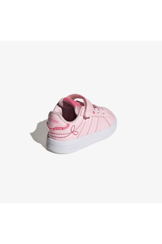 Adidas Grand Court 3.0 Girls Elastic Lace Çocuk Pembe Spor Ayakkabı Kı8121 2800236
