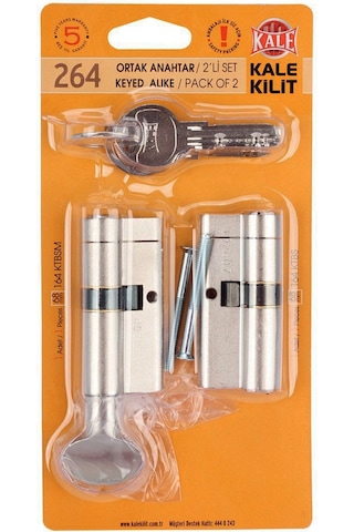 Kale Kilit 264 İkili Pas Sistem Tuzaklı Ktbs+Ktbsm Barel 26400000006