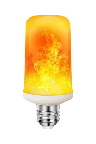 9w Led Alev Efektli Lamba, E27 Duy. Noel, Ev, Otel, Bar Ve Festivaller İçin Titrek Alev Efektli Dekoratif Ortam Işığı.
