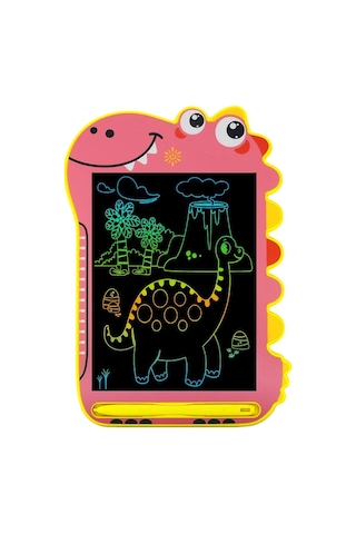 Dinozor Lcd Yazma Tableti 8.5 İnç Sıcak Satış Dijital Yazma Tablet Fabrika Fiyat Elektronik Çizim Ku Pembe