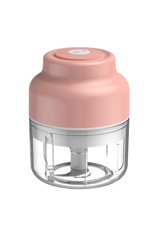 Sarımsak Ezici Kırıcı Elektrikli Mutfak Gıda Doğrayıcı Usb Taşınabilir Kıyma Makinesi Sebze Doğrayıcı Mutfak Aletleri İçinpembe Siyah