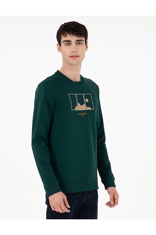 Pierre Cardin Erkek Yeşil Sweatshirt 50290703-vr054