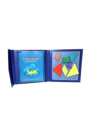 Manyetik Ahşap Tangram Puzzle - Bga6645787