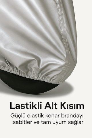 Nanok Pacchetto 125 Uyumlu Motosiklet Brandası - Su Geçirmez, %99 Uv Korumalı, Yansıtıcı, Lastikli