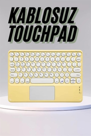 Mey İthalat Profesyonel Wifi Q Klavye Bluetooth Klavye Touchpad 10.8 Inç Yeni Nesil