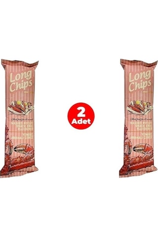 Long Chips Yengeç Aromalı Patates Cipsi 75 G 2 Adet