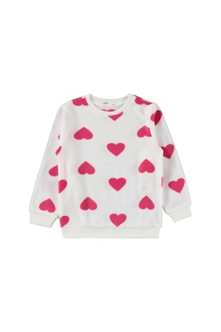 K26k699-2 Civil Girls Kalpli 6-9 Yaş Pijama Takımı - Ekru