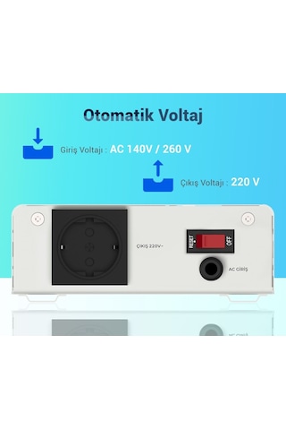 Aypazar-Powermaster 1000Va Otomatik Voltaj Kombi Regülatörü