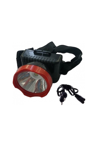 Gold Silver Gs-5032a 3 Watt Power Led Li Şarj Edilebilir Kafa Lambası Siyah