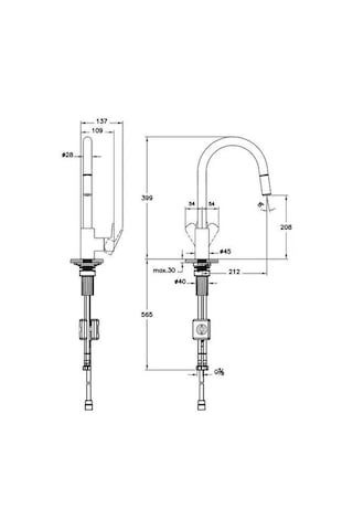 Artema Flow Soft A43445 C Tip Pull-out Eviye Bataryası