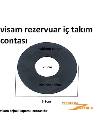 Ayasya Yapı Visam Rezervuar Iç Takım Contası Büyük Orjinal Kapama Boşaltma Conta Diğer